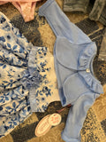 Cardigan Brandnew / Frock GentlyUsed / Pack of 2 / Size 0-3m