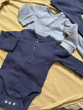 George Full Sleeves Romper & Trouser / Set of 2 / Size 0-3m