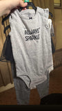 Carter's Set / 2 Bodysuit & 1 Pajama with Frail / Size 18m