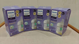Philip Avent Baby Bottle 4oz / Size 0m+ / Pack of 4