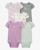 Carter's Bodysuits / Pack of 5 / Size 12m