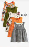 Next Frocks / Pack of 5 / Size 12-18m