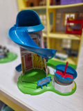 Peppa Pig House with Characters, Plane, Car, Pond & Slide
