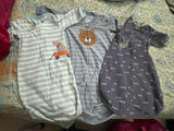 Carter's Sleepsuit / Set of 3 / Size 0-9/0-6m