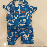 Kids' Buoyancy Swimsuit with Built-in Floaters / Size 2-3yrs