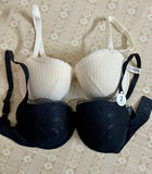 Next UK Pad Balcony Embroidered Bras / 2 pack / Size 32DD