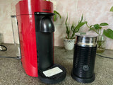 Nespresso Vertuo Plus Coffee Machine & Nespresso AeroMilk Frother