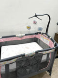 Baby Trend Butterfly Playard Plus Cot with Additional Mattress