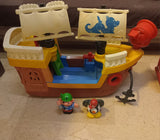 Fisher Price Pirate Boat,Pirate & Bird