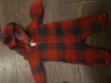 Carter's Fleece Jumsuit / Size 9m