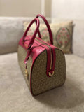 Michael Kors Signature Travel Medium Duffle Satchel Bag