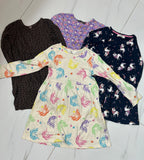 Baby Girl Full Sleeves Frocks / Pack of 4 / Size 4-6yrs