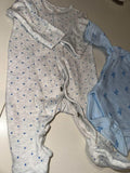 Mothercare Baby Cotton Printed Sleepsuits/Onesies / Size Newborn