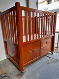 Custom-Made Solid Wood Baby Cot