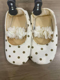 Mothercare White Gold Flats / Size UK 4