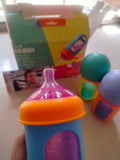 Boon Nursh Air Free Feeding x 3 Bottles / Age 3m +