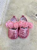 Shein Shimmery Pink Shoes / Size 3-6m