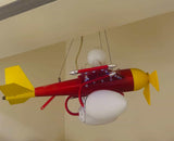 Ceiling Hanging Light 
With 3 Bulbs & Night Light Settings