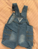 Oshkosh B'gosh Denim Short Overalls / Size 0-3m