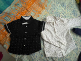 Juniors & Max Shirts / Size Black 6-12m / White 1yr