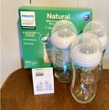 Philips Avent Natural Glass Bottle 240ml / Age 1m+