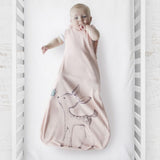 Plum Jersey Sleeping Bag / Deer 1.0 tog / 6-18m