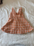 Janie & Jack Orange & White Tweed Dress / Size 2T