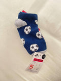 M&S Football Socks / Pack of 5 / Size 7-10yrs