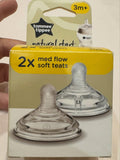 Tommee Tippee Med Flow Soft Teats × 2 / 3m+