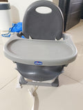 Chicco Pocket Portable Highchair Booster Seat - Dark Grey