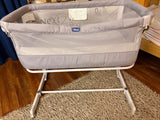 Chicco Crib Next2Me Pop Up Cosleeping Grey Mist