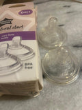 2 × Tommee Tippee Natural Start 0m+ Nipples