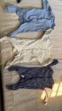 Primark Onesies / Set of 3 / Size 0-3m