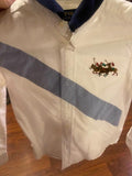 Polo Ralph Lauren White Contrast Stripe Casual Shirt / Size 7yrs