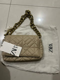 Zara Quilted Bag with Dust Bag