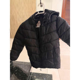 Black Puffer Jacket / Size 8-9yrs