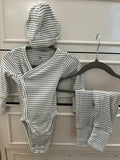 H&M Striped Baby Outfit 3 Pc Set / Size 0-3 months