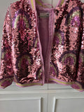 H&M Sequin Bomber Jacket / Size 5-6yrs