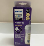 Philips Avent Natural Response Plastic 9oz Bottle / 260ml / Size 1m+