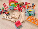 Huge Brio Wooden Track Set