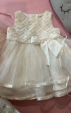 Baby Girls White Party Dress / Size 3-6m