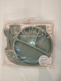 4 Piece Silicone Weaning Set - Teal