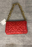 Zara Quilted Shoulder Bag with Chain