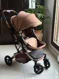 Convertible Stroller with Reversible Bassinet