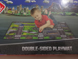 Chad Valley Double Sided Play Mat with 2 Cars