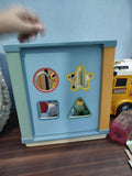 Wooden Activity Cube Resembles Montessori-Style Learning Toys