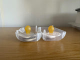 Tommee Tippee Cherry Latex Pacifier Pair with Container