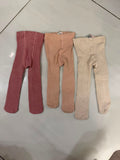 Next Baby Knitted Tights / Pack of 3 / Size 0-3m