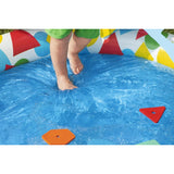 H2OGO! Splash & Learn Inflatable Kiddie Pool 47” x 46” x 18”