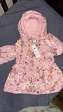 LOLA MAVERICK Pink Floral Padded Coat / Age 18-24m